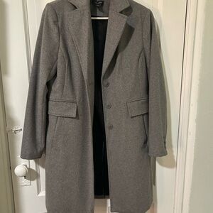 Halogen Classic Gray Long Coat